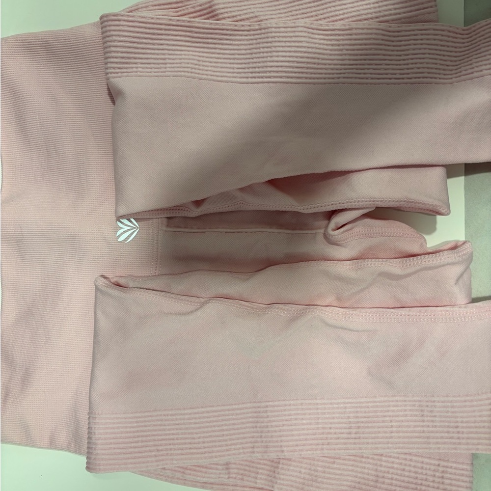 Forever 21 Ribbed Pink Leggings